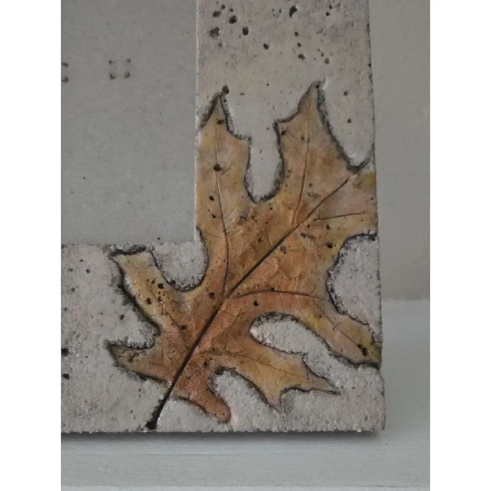 Autumn Leaf Ceramic Photo Frame in